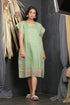 OWO THE LABEL Floral Print Light Green Color Kaftan With Designer Border (OTL-KFTN-1002)